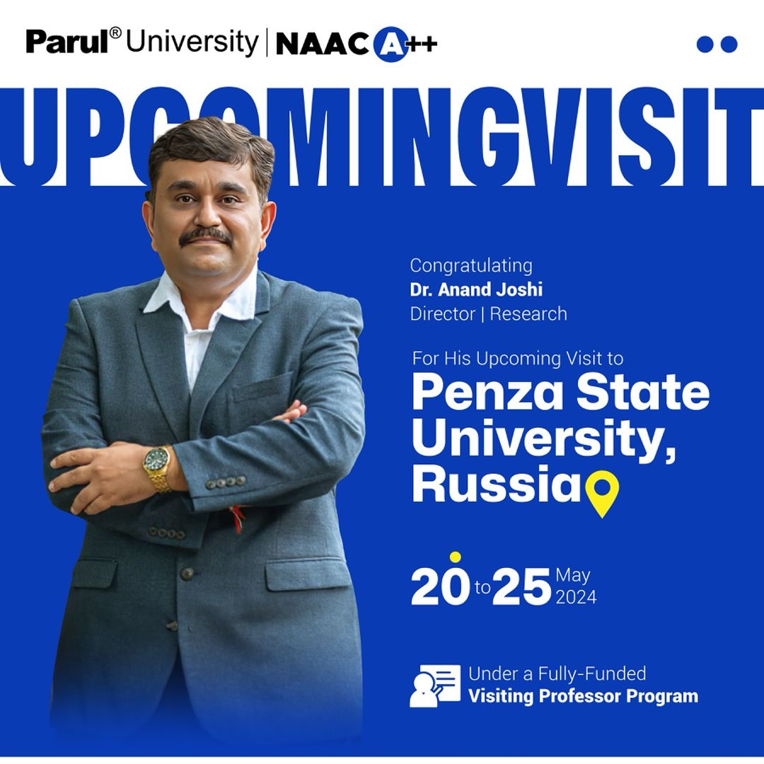Dr. Anand Joshi visited Penza State University as a part of the fully-funded Visiting Professor Program