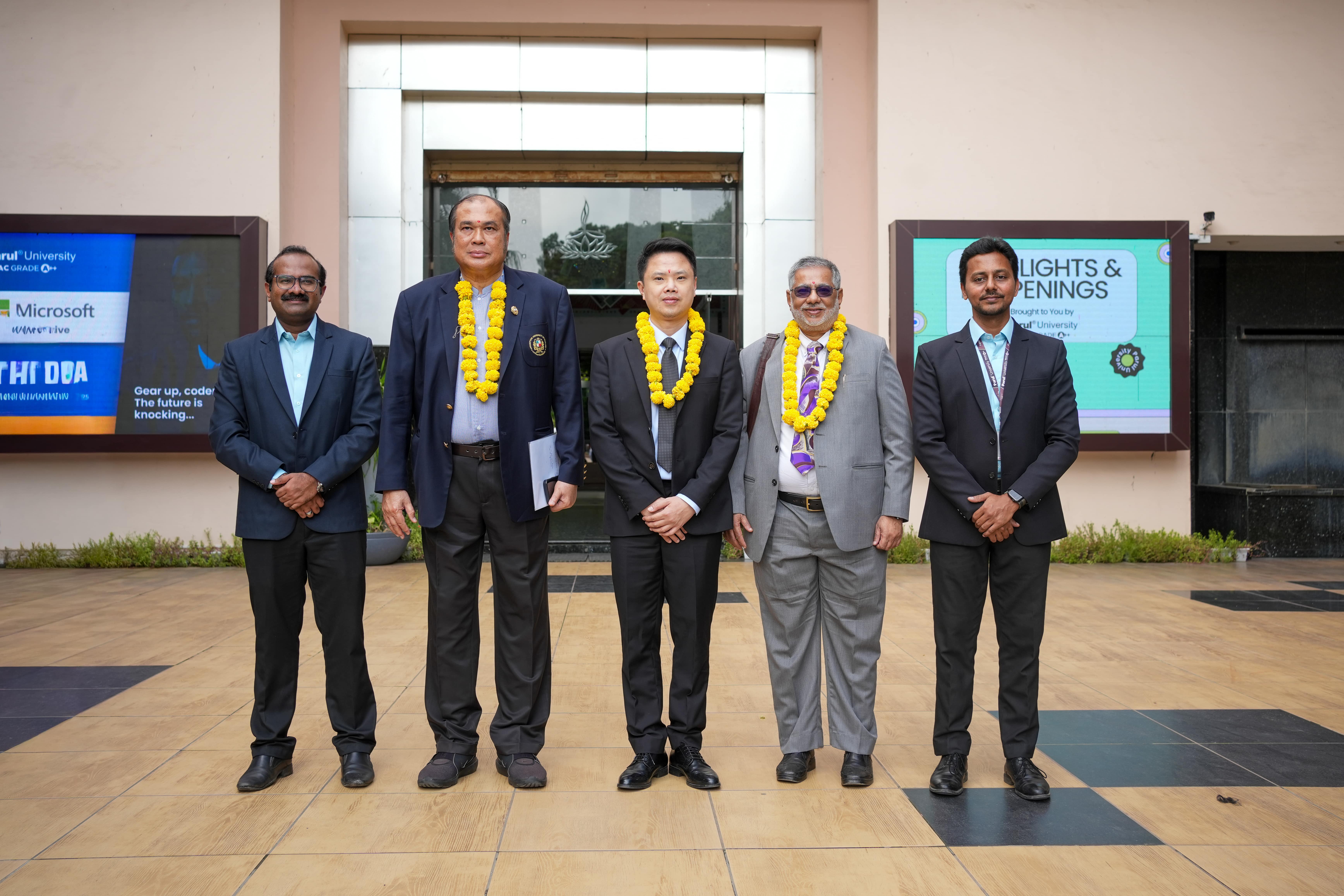 Delegates from Assumption University, Thailand visited Parul University