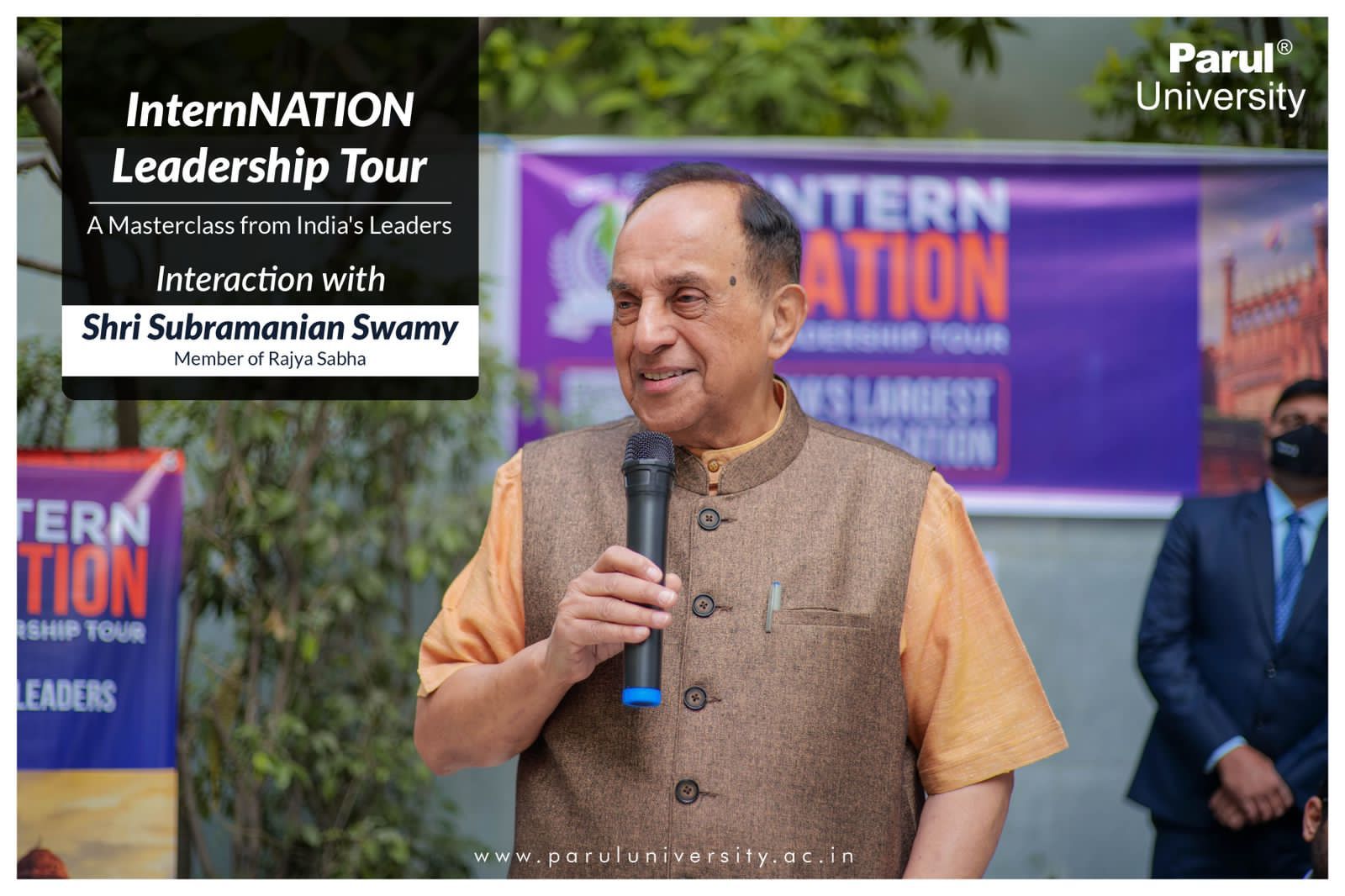InternNATION Leadership Tour - Parul University & Chhatra Sansad - School of Leadership