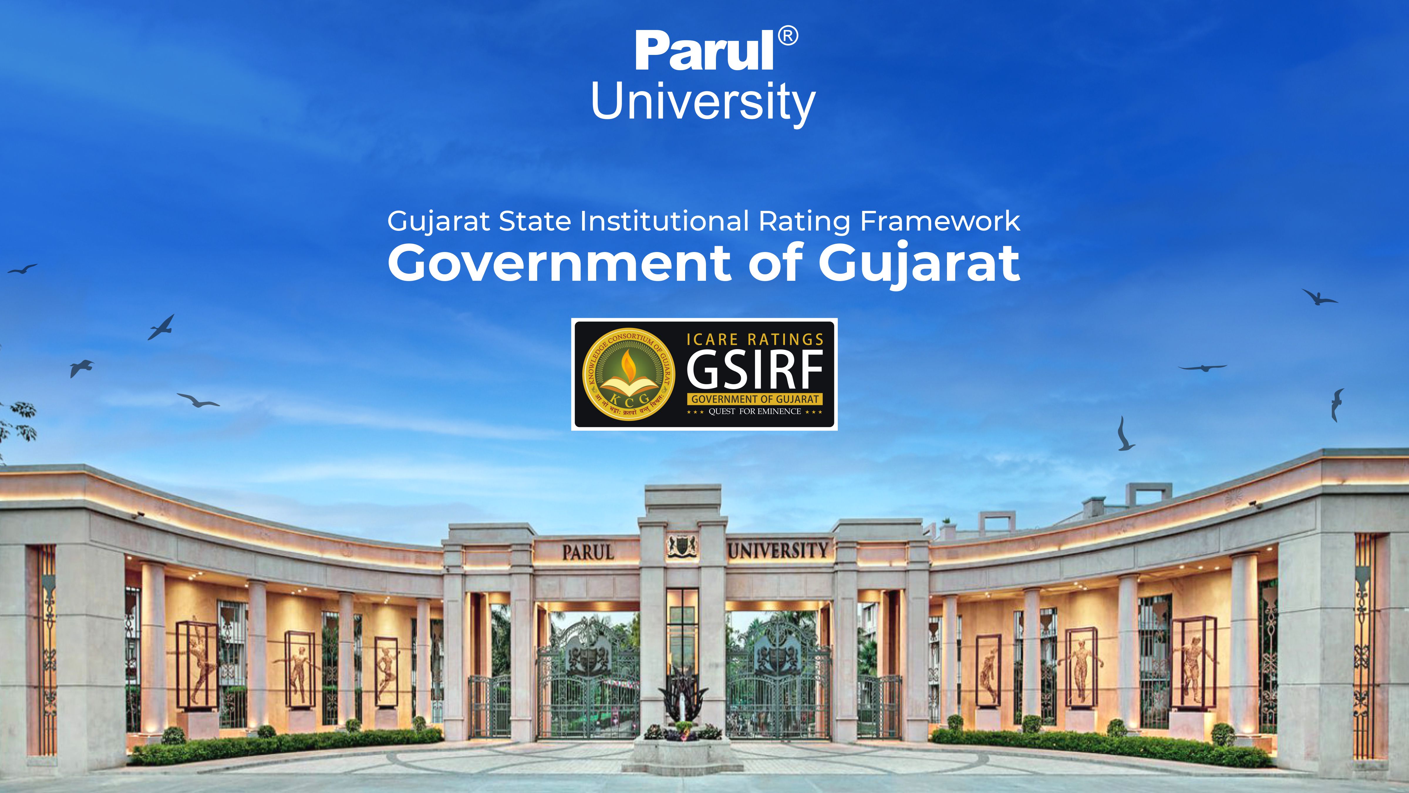 Parul University is one of Gujarat's top educational institutions