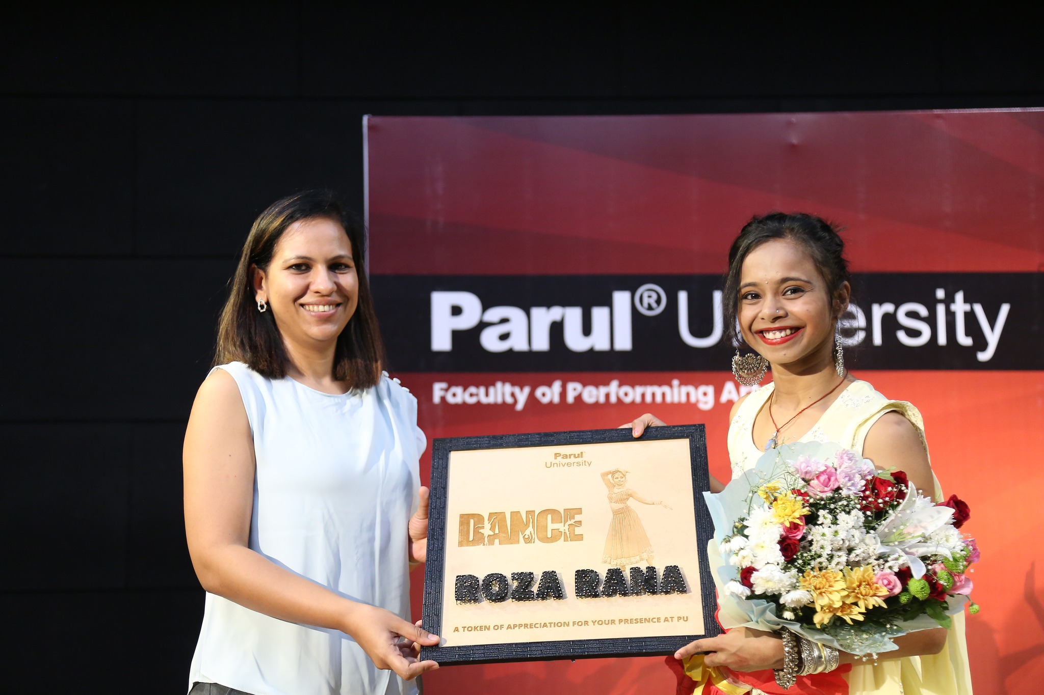 Nurturing young dreams through art PU invites Roza Rana as guest judge at the dance competition