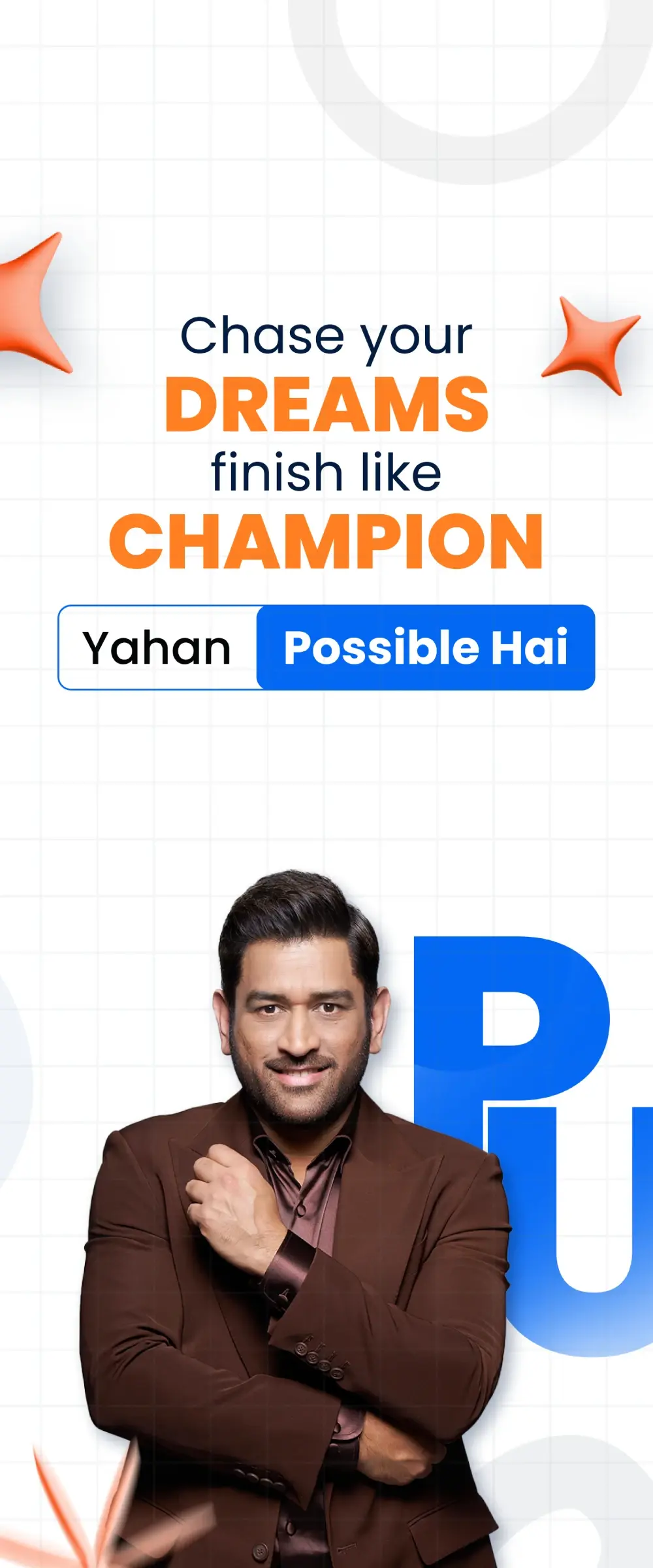 Chase Your Dreams, Finish like a Champion - Parul University