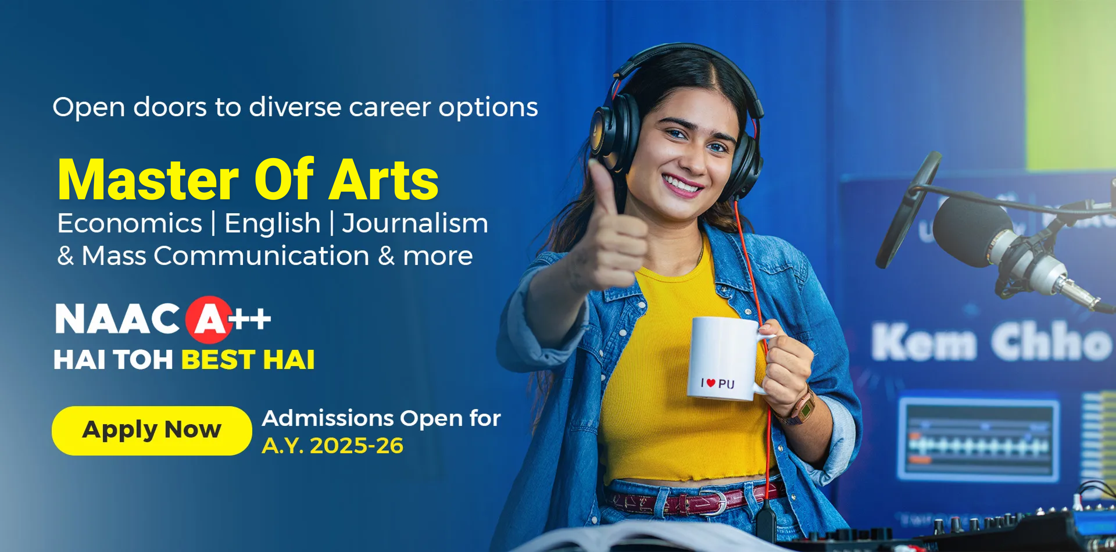 Parul University - banner