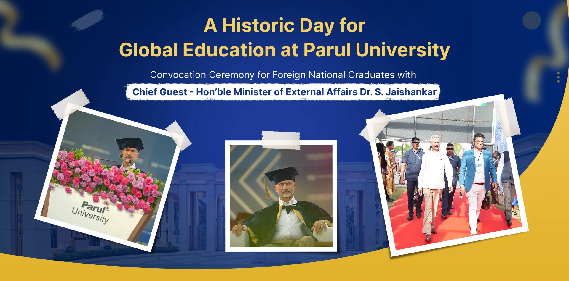 Parul University - banner