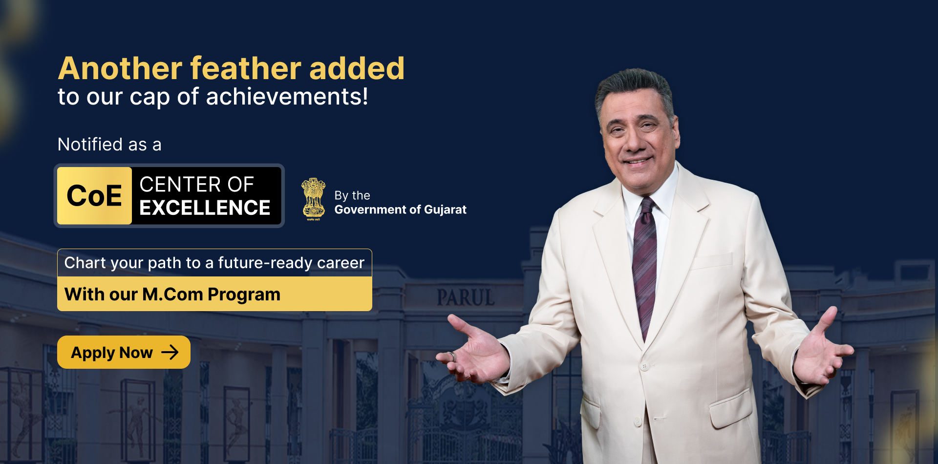 Parul University - banner