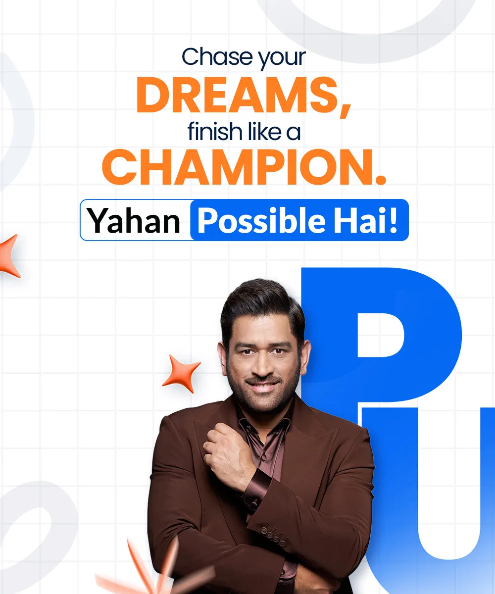 Chase Your Dreams, Finish like a Champion - Parul University