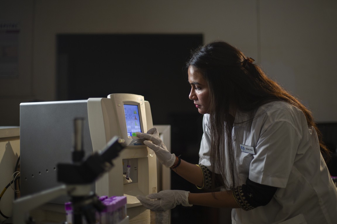 Laboratory of Roga Nidana (Pathology)