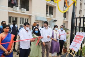 Sports Minister of State, Shri Ishwarsinh Patel Visited PU to Inaugurate the Recently Developed Sporting Facilities