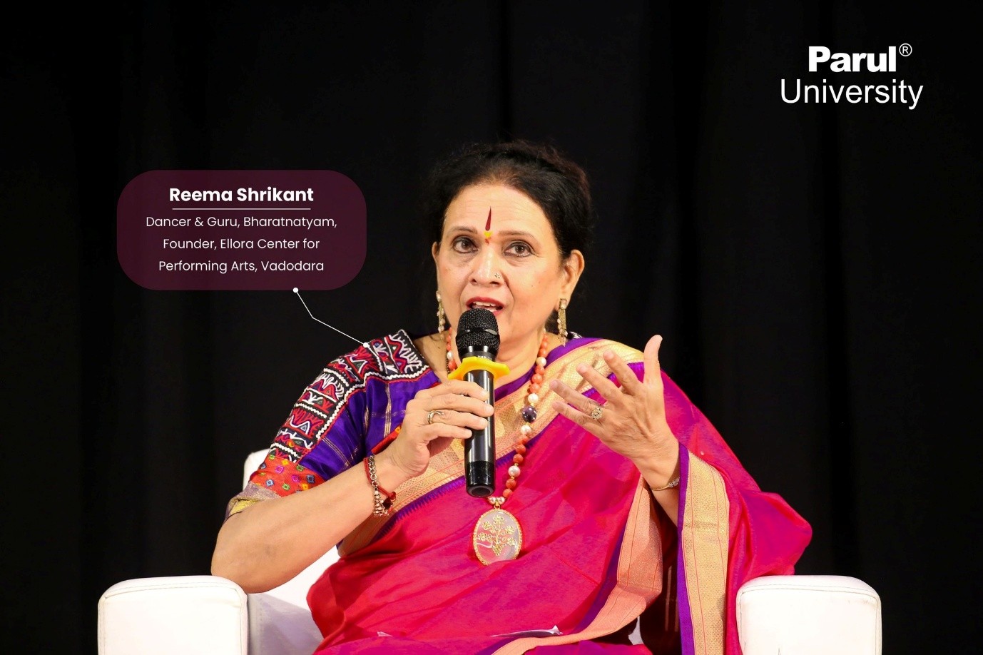 The Bharatnatyam guru Ms Reema Shrikant visits the PU campus for an exclusive Putalks session