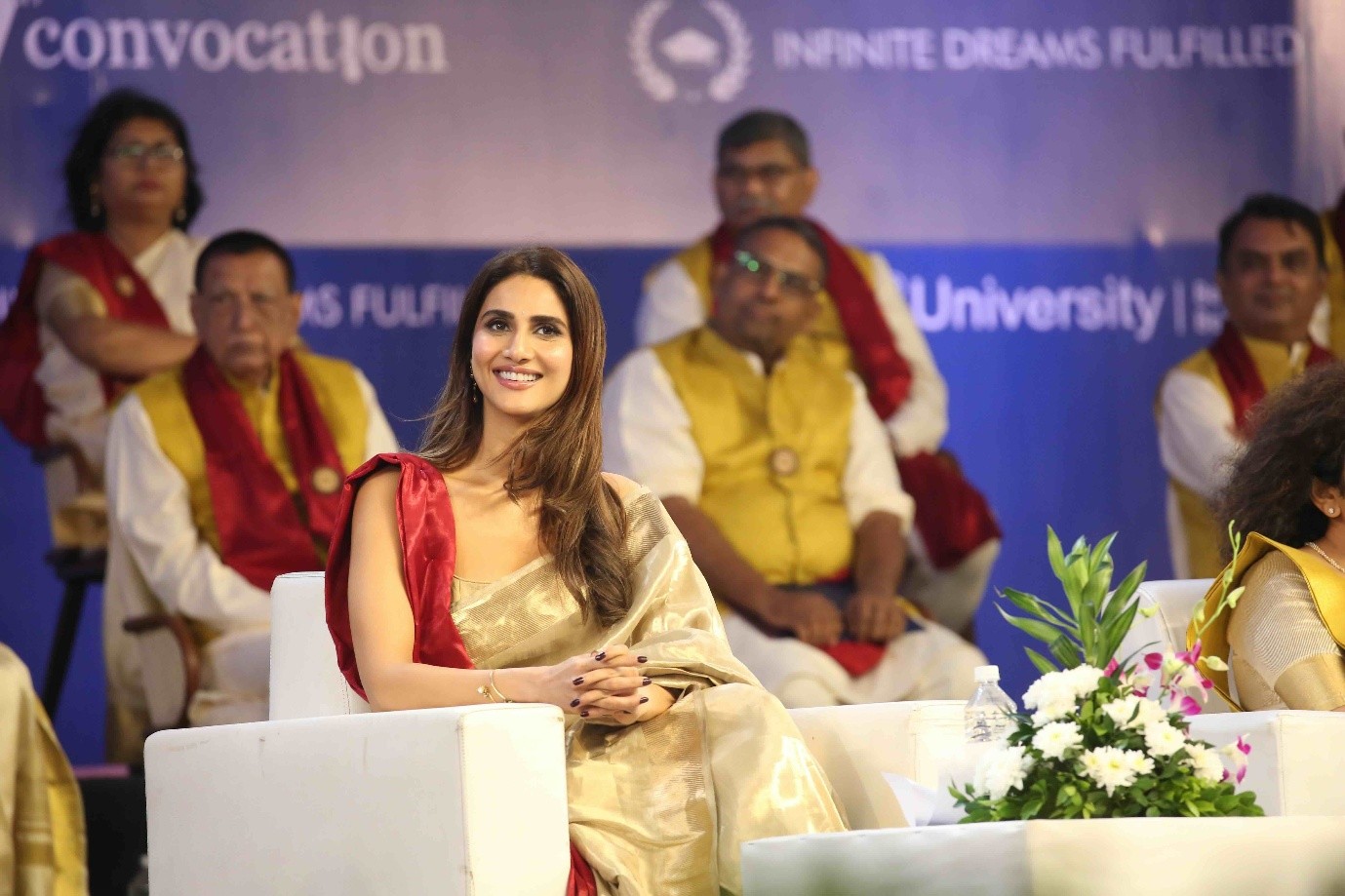 Mr. Boman Irani addressing graduates