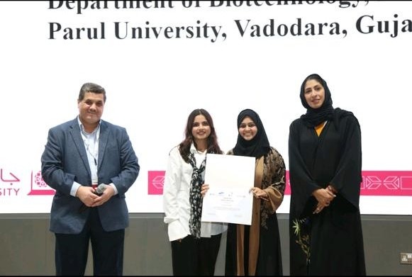Parul University Students Secure Global Recognition at International Conference at Qatar University
