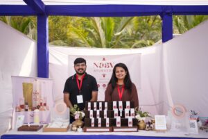 Student founder managing startup work between college classes