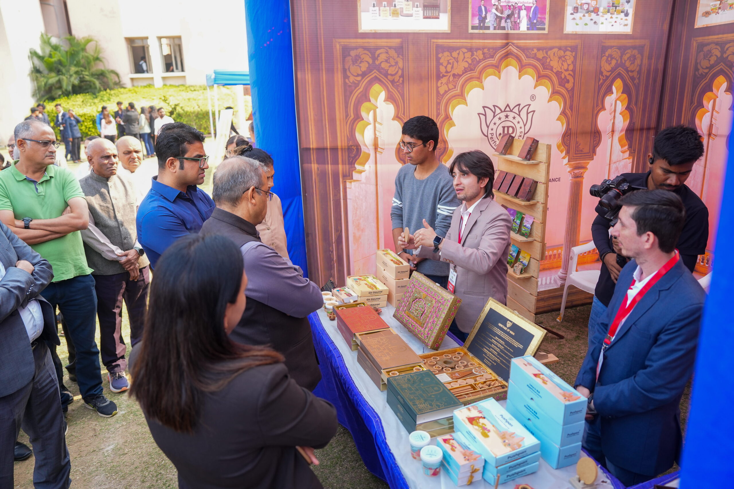 Student startup pitch session at VSF - Vadodara Start-up Festival 6.0 Vadodara