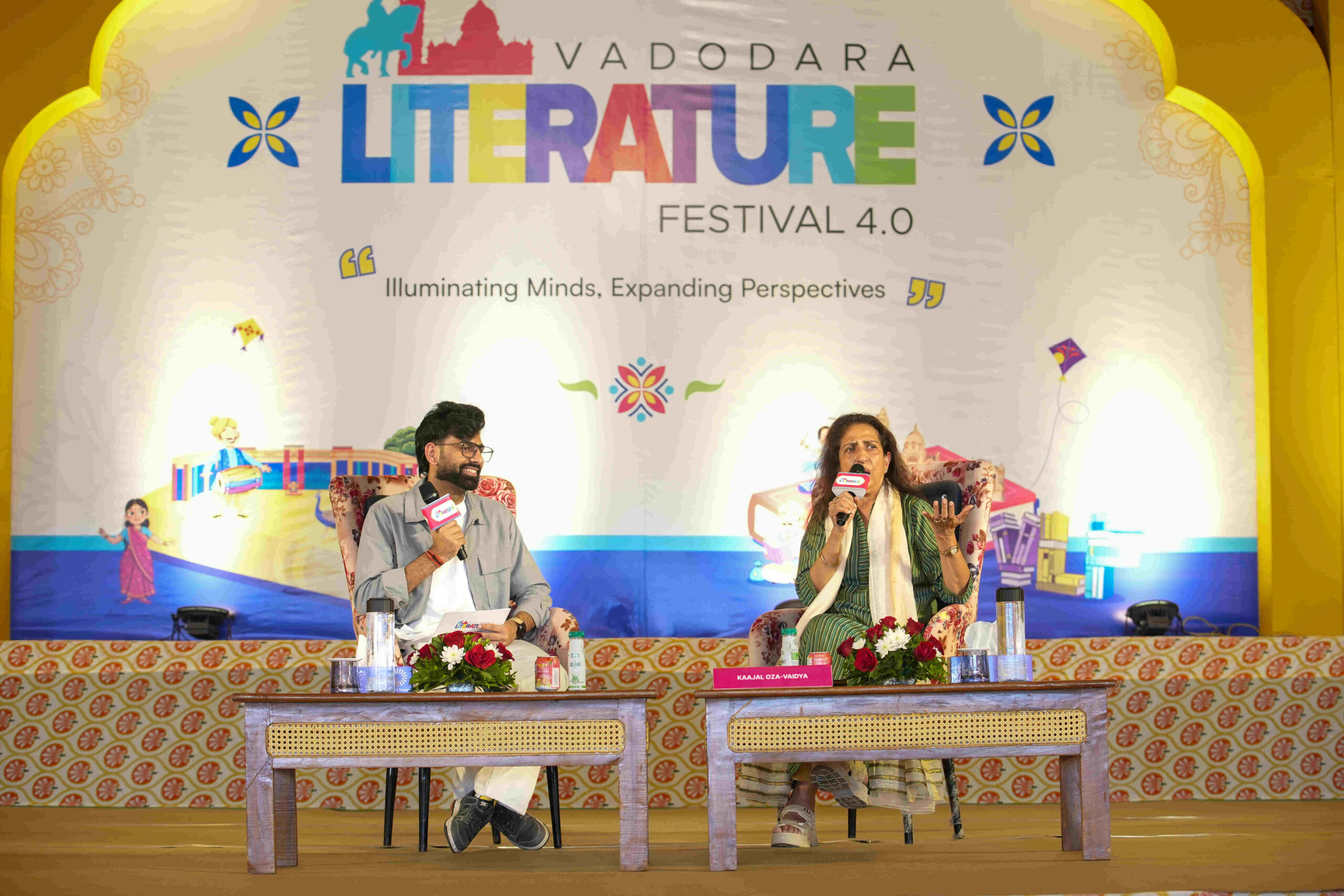 Kaajal Oza Vaidya at VLF – Vadodara Literature Festival 4.0: Equal Rahoge, Equal Paoge – and Why Personal Responsibility Is Where Every Change Begins.